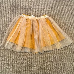 Zara Baby Girls Yellow Gold Tutu 12-18 mo